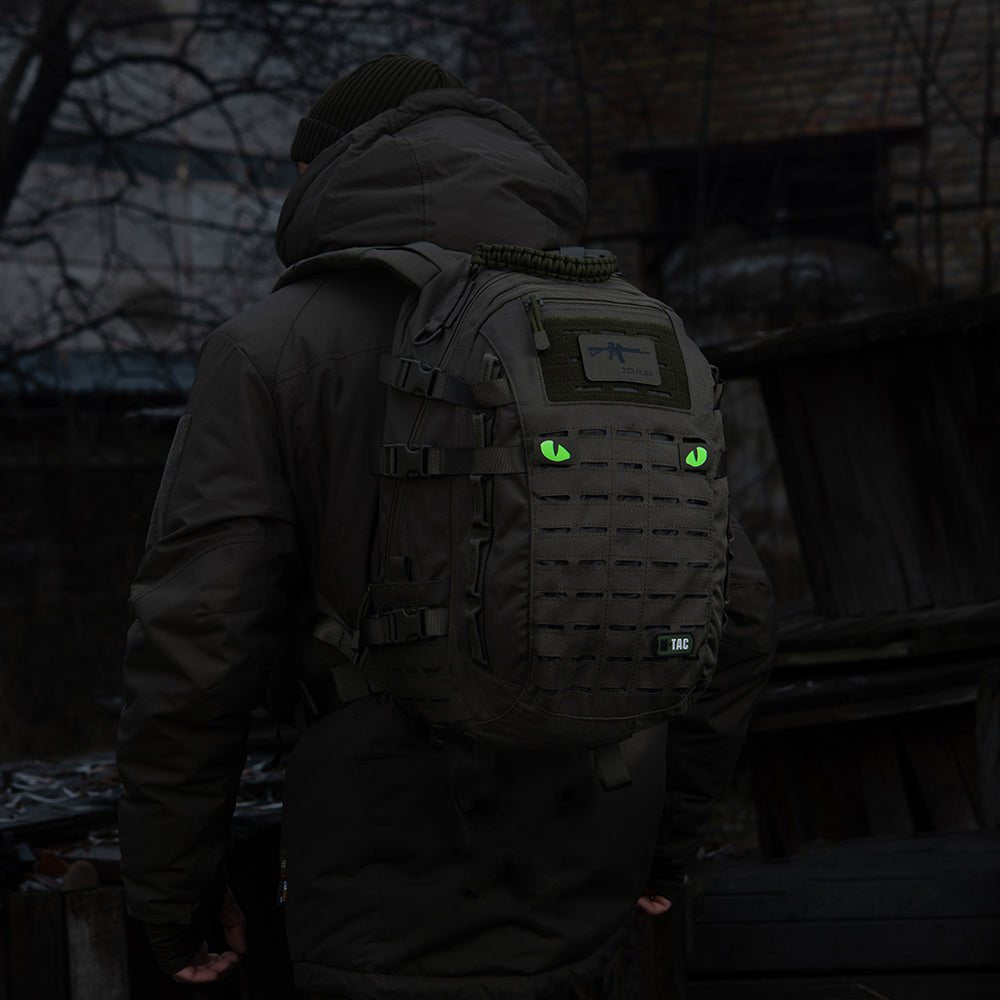 Patch Tiger Eyes molle ranger green fosforescent | WARGEAR RO