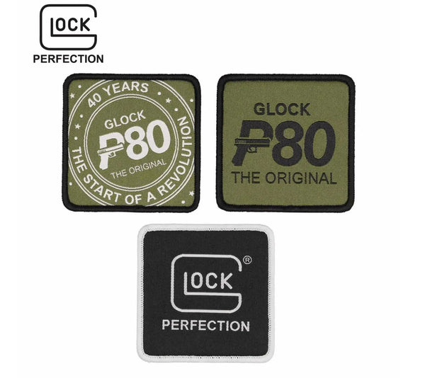 Patch - uri GLOCK set 3 buc - P80 anniversary | Echipament tactic WARGEAR