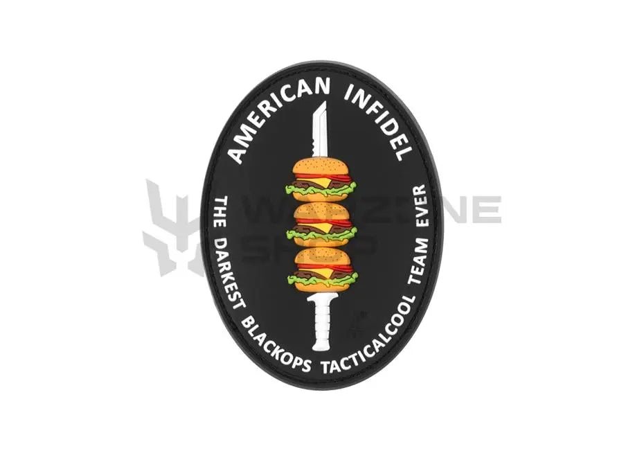 Patch velcro 3d AMERICAN INFIDEL | Echipament tactic WARGEAR