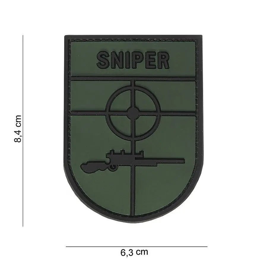 Patch velcro 3D Sniper Olive | Echipament tactic WARGEAR