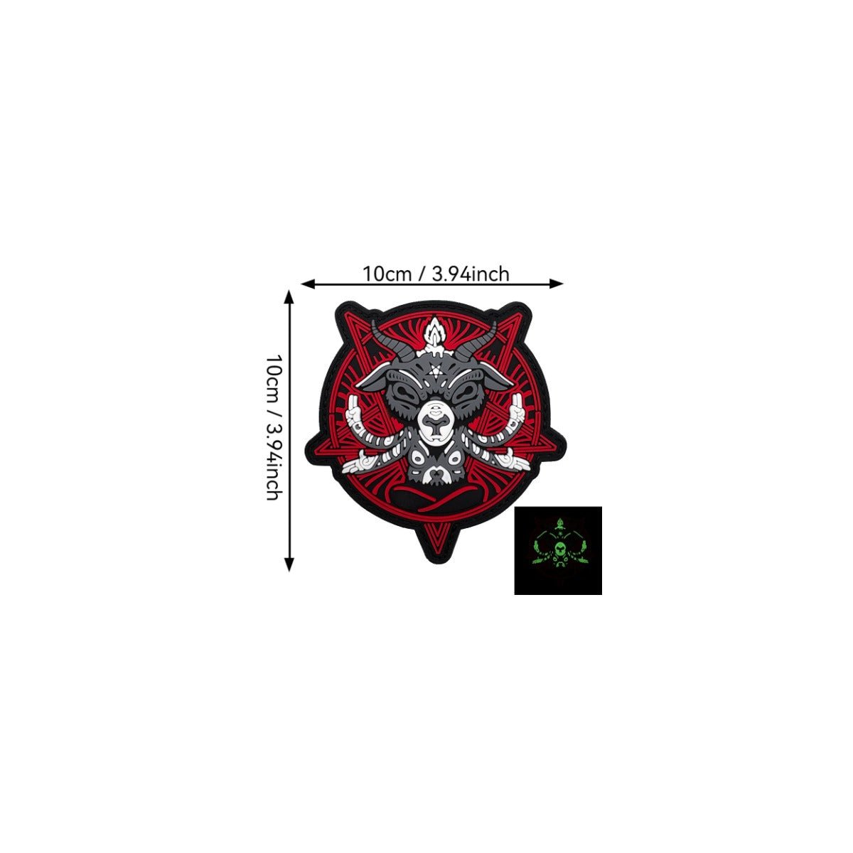 Patch Velcro Bad Decisions Goat Club Delta Armory - Rosu | WARGEAR RO