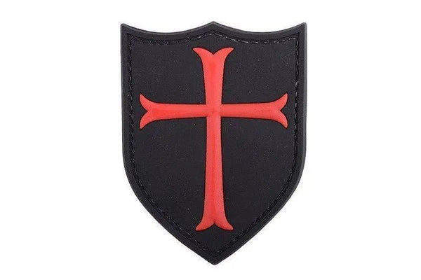 Patch velcro Crusader black | Echipament tactic WARGEAR