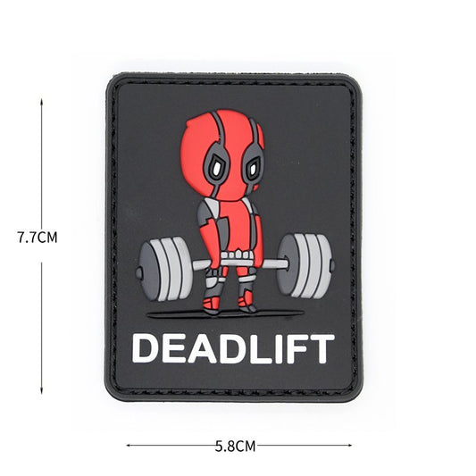 Patch Velcro Deadlift – Deadpool Gym Tactical Patch | WARGEAR RO