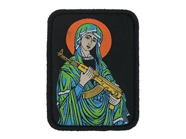 Patch velcro Fecioara Maria AK | Echipament tactic WARGEAR