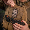 Patch velcro M - Tac Death Card | Echipament tactic WARGEAR