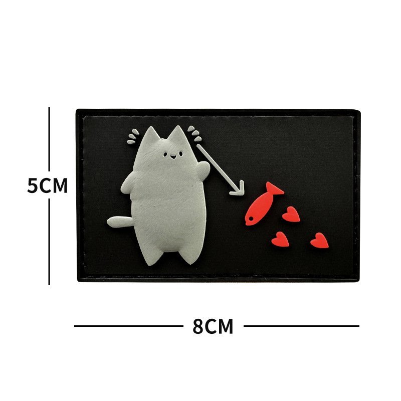 Patch Velcro Pisica Pescar | WARGEAR RO