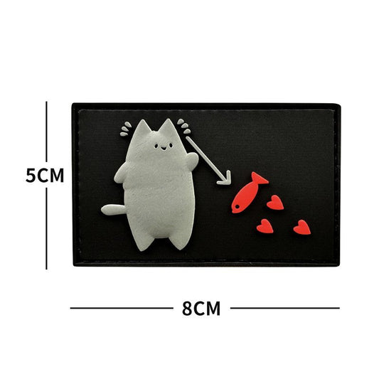 Patch Velcro Pisica Pescar | WARGEAR RO
