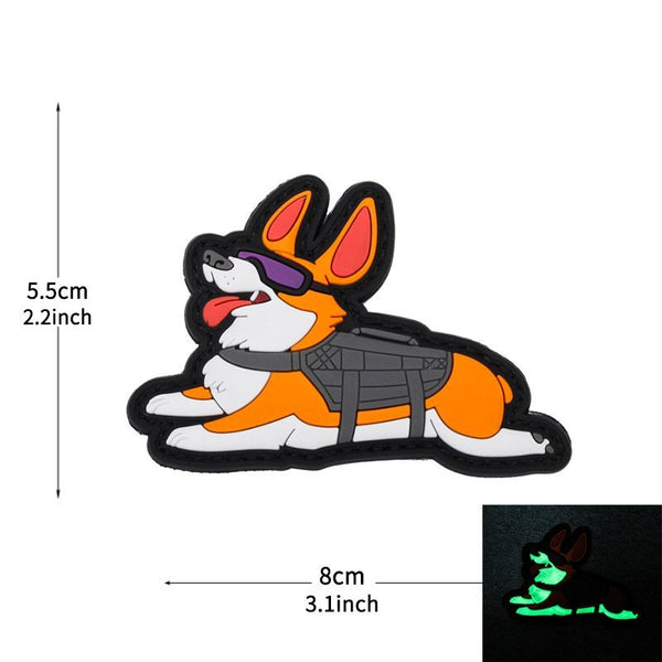 Patch Velcro Tactical Corgi | WARGEAR RO