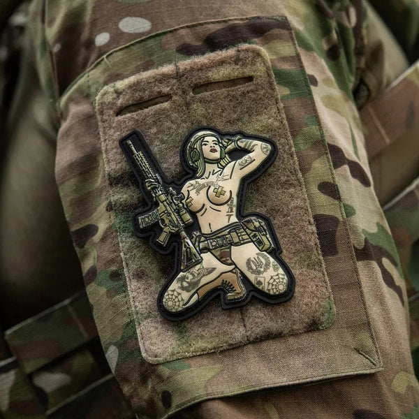 Patch velcro TACTICAL GIRL M - TAC | Echipament tactic WARGEAR
