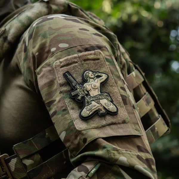 Patch velcro TACTICAL GIRL M - TAC | Echipament tactic WARGEAR