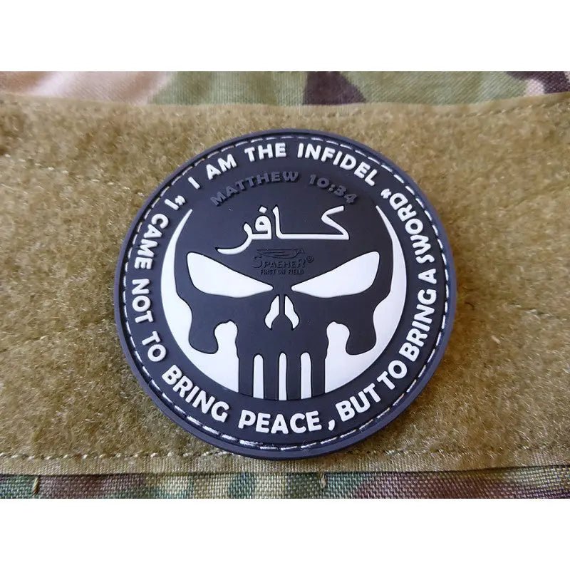 Patch velcro The Infidel Punisher | Echipament tactic WARGEAR
