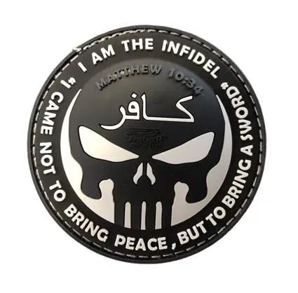 Patch velcro The Infidel Punisher | Echipament tactic WARGEAR