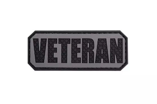 Patch VETERAN velcro 3D v2 PVC | Echipament tactic WARGEAR