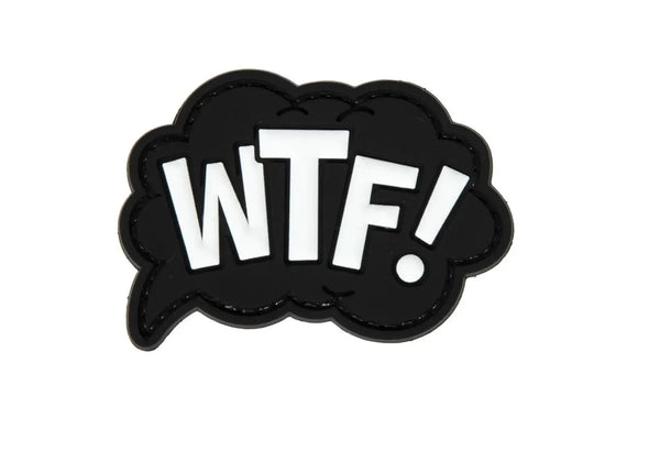 Patch WTF! velcro PVC | Echipament tactic WARGEAR