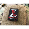 Patch Z - Kick them all velcro PVC JTG | Echipament tactic WARGEAR