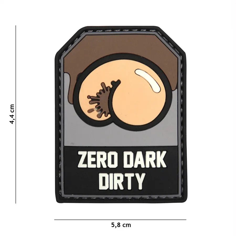 Patch Zero Dark Dirty velcro PVC | Echipament tactic WARGEAR