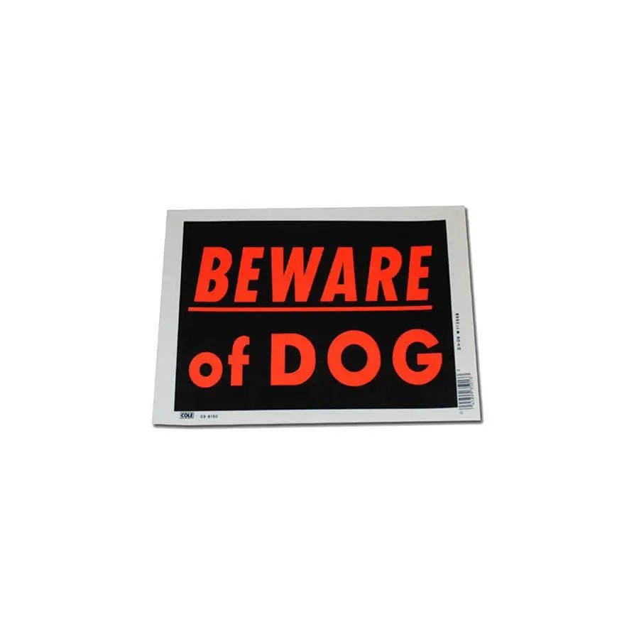 Plăcuță semnalizare BEWARE OF DOG | Echipament tactic WARGEAR