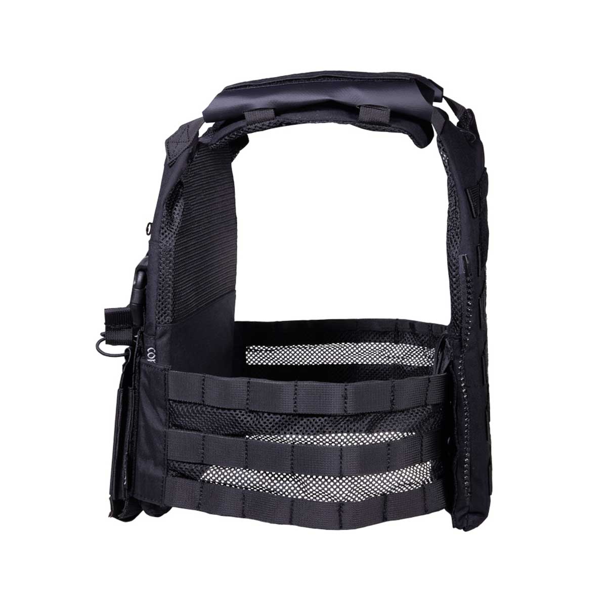 Plate carrier BASTION negru cu panou frontal detasabil, Cordura 1000D | WARGEAR RO