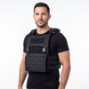 Plate carrier BASTION negru cu panou frontal detasabil, Cordura 1000D | WARGEAR RO