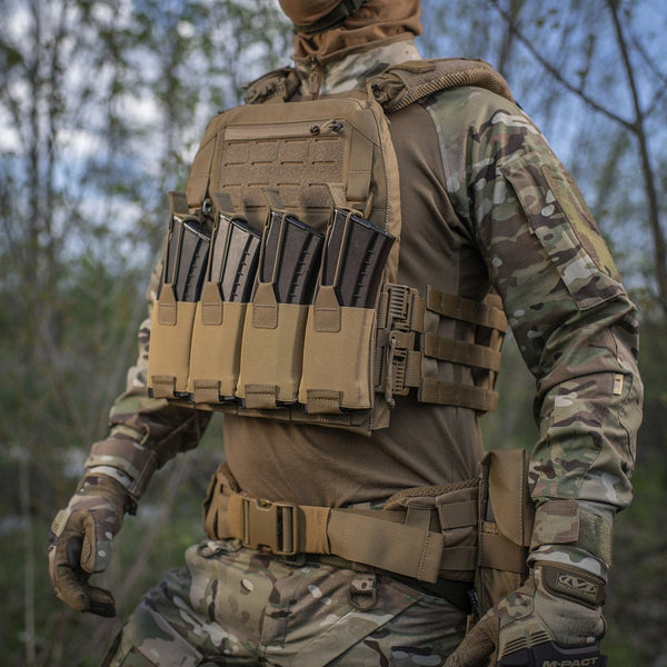 Plate carrier Cuirass QRS M - TAC FAST XL Coyote CORDURA® | Echipament tactic WARGEAR