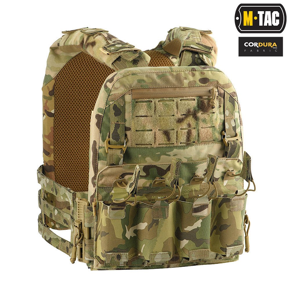 Plate Carrier M - TAC Cuirass QRS Multicam CORDURA® | Echipament tactic WARGEAR