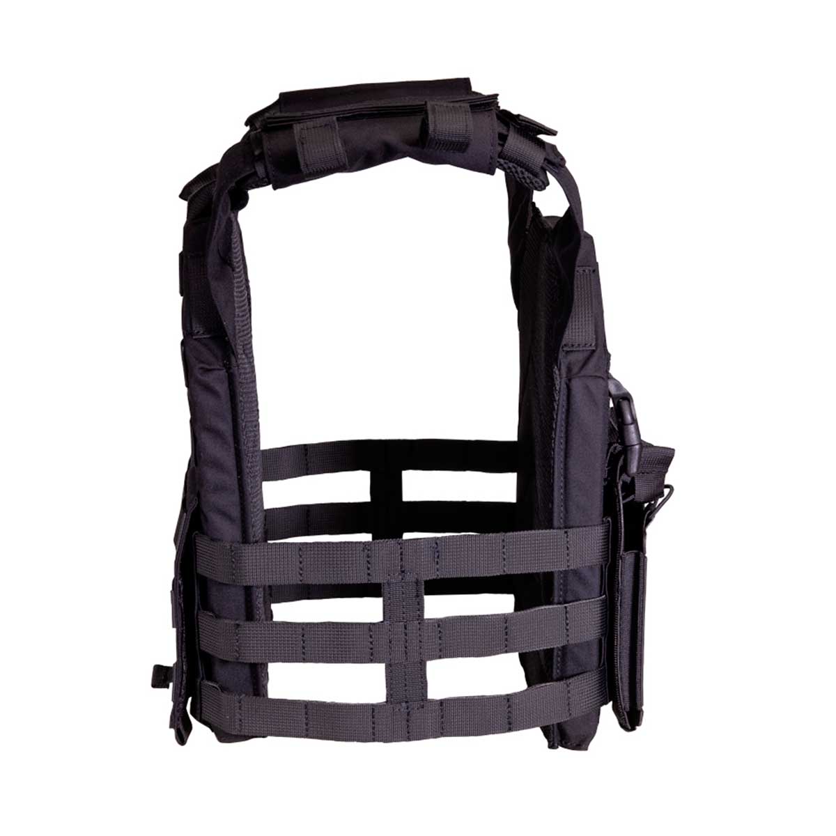Plate carrier RAMPART negru cu triplu port-incarcator, Cordura 1000D | WARGEAR RO