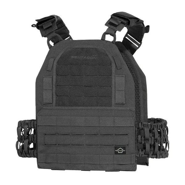 Plate carrier tactic negru ASPIS Pentagon | Echipament tactic WARGEAR