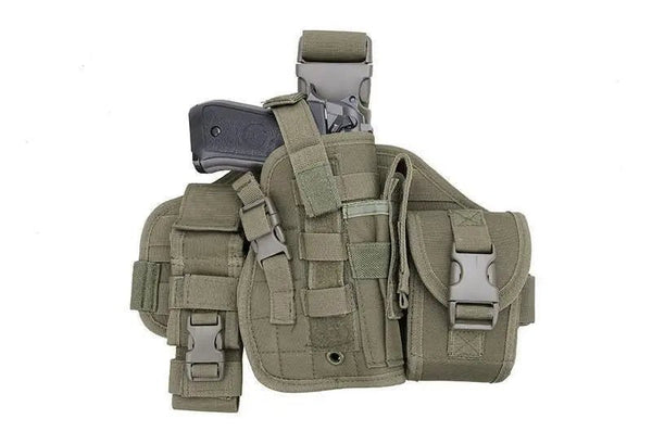 Platforma picior cu toc pistol Olive | Echipament tactic WARGEAR