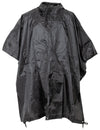 Poncho Ploaie Ripstop MFH 144 x 223 cm – Negru | WARGEAR RO