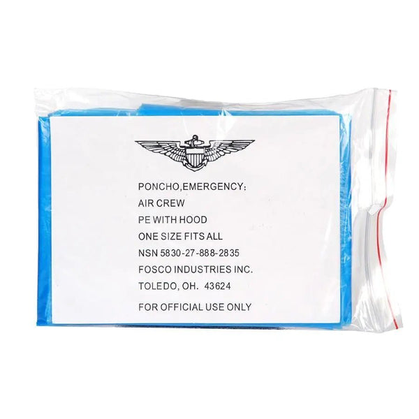 Poncho ploaie unica folosinta Fosco Industries | Echipament tactic WARGEAR