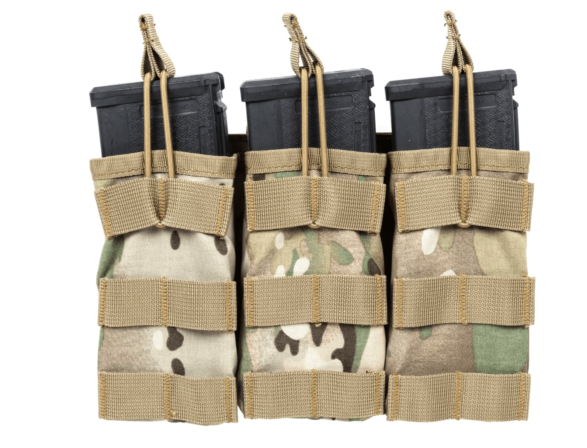 Port incarcator triplu Specna Arms Tactical SATAC 5.56 / 7.62 / 5.45 Multicam | WARGEAR RO