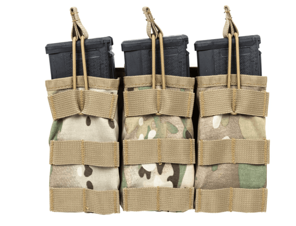 Port incarcator triplu Specna Arms Tactical SATAC 5.56 / 7.62 / 5.45 Multicam | WARGEAR RO