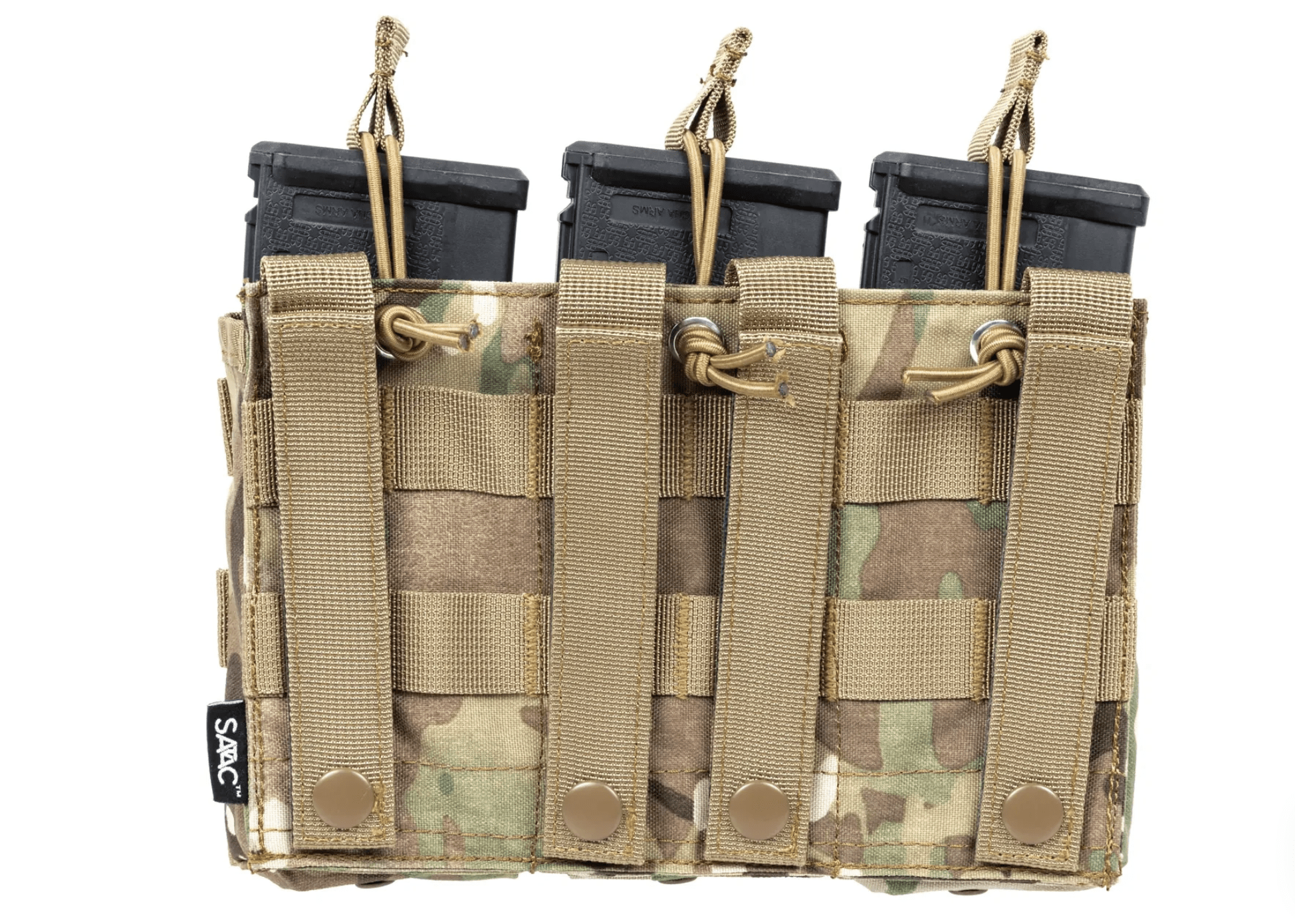 Port incarcator triplu Specna Arms Tactical SATAC 5.56 / 7.62 / 5.45 Multicam | WARGEAR RO