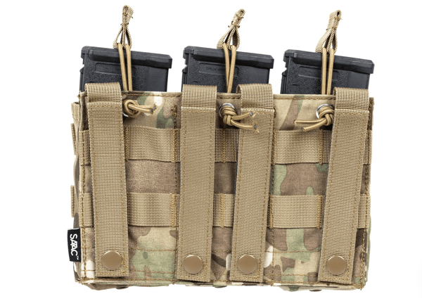 Port incarcator triplu Specna Arms Tactical SATAC 5.56 / 7.62 / 5.45 Multicam | WARGEAR RO