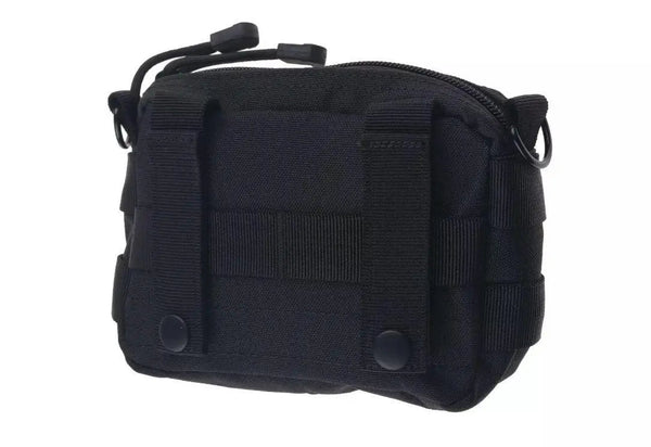 Pouch cargo utilitar orizontal molle negru | Echipament tactic WARGEAR