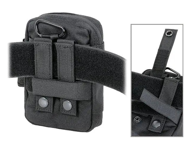 Pouch EDC organizator multifunctional negru | Echipament tactic WARGEAR