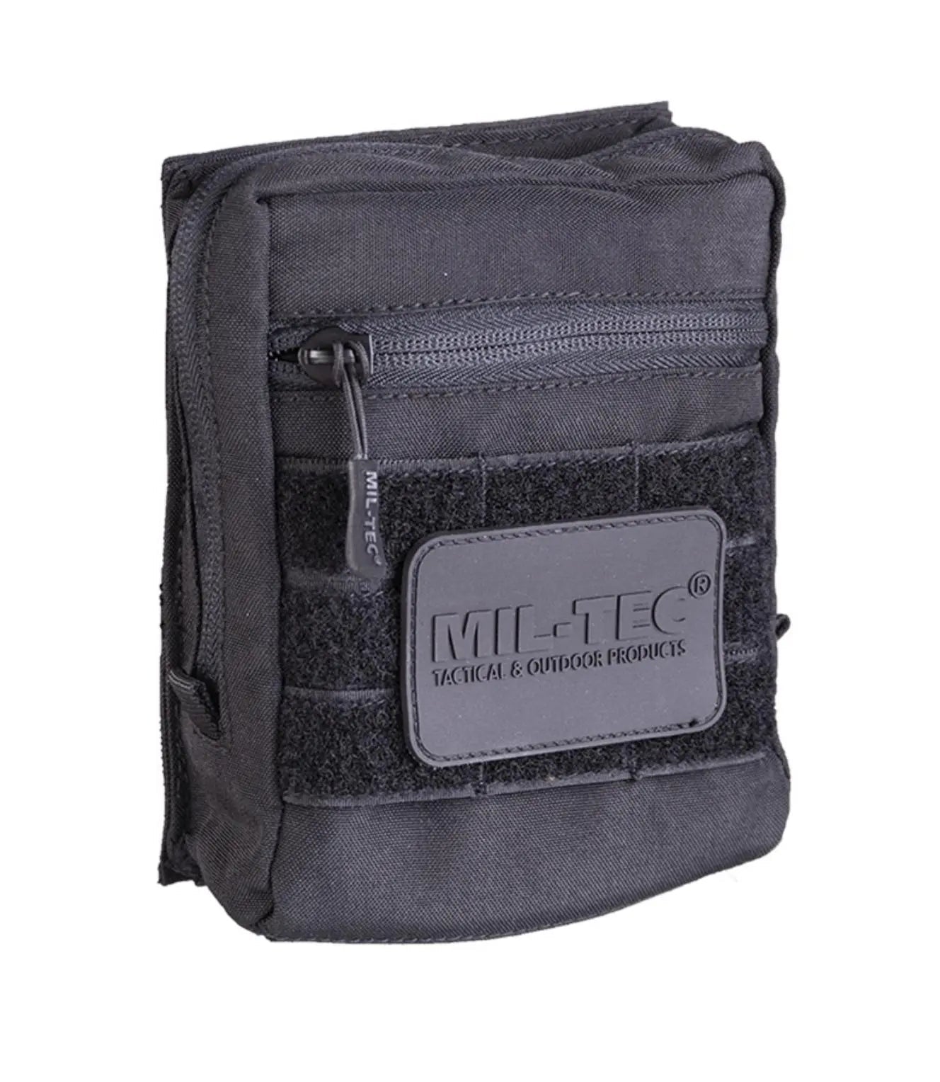 Pouch multifunctional negru velcro MIL - TEC | Echipament tactic WARGEAR