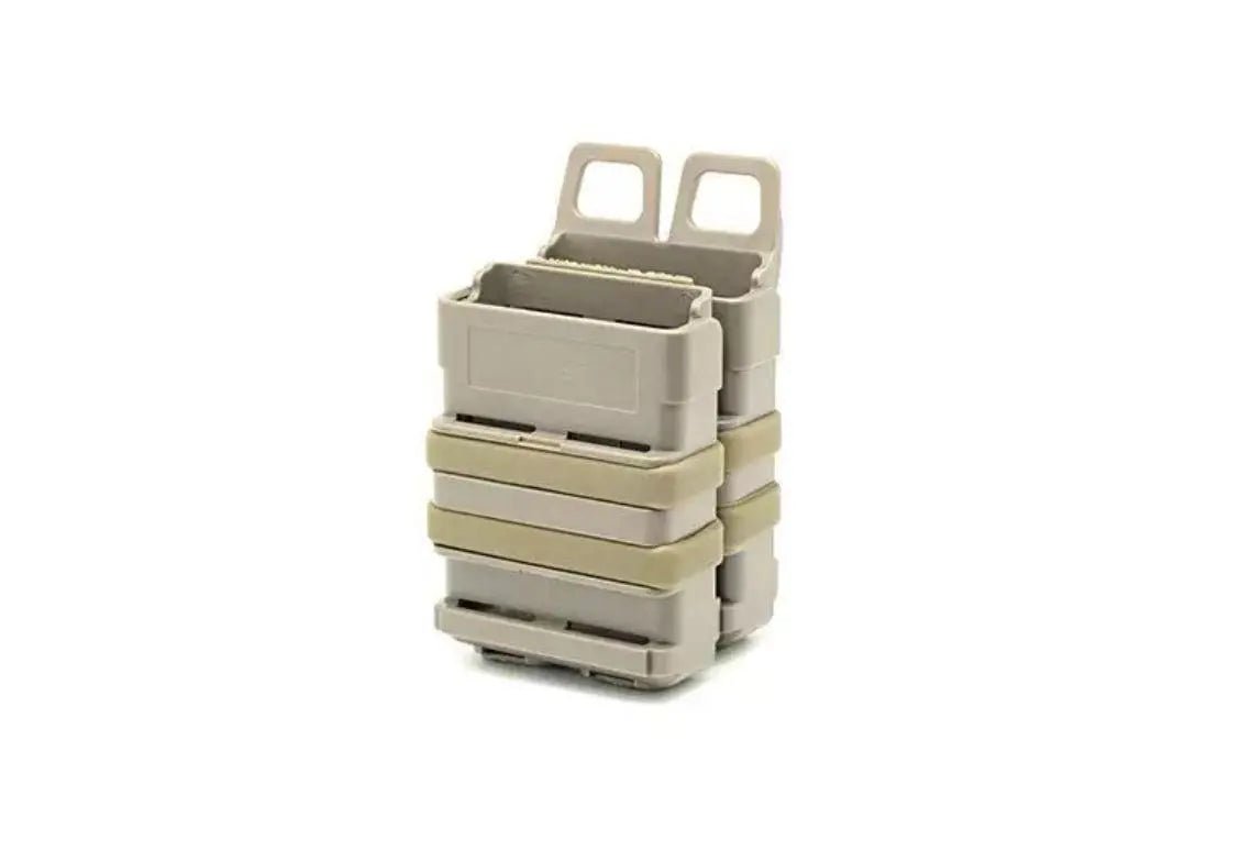 Pouch tan dublu polimer magazii 5.56 FMA | Echipament tactic WARGEAR