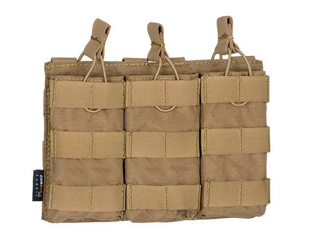 Pouch triplu open top 5.56 molle CORDURA | Echipament tactic WARGEAR