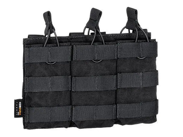 Pouch triplu open top 5.56 molle CORDURA | Echipament tactic WARGEAR