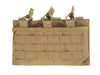 Pouch triplu Open Top 7.62 MOLLE Coyote | Echipament tactic WARGEAR