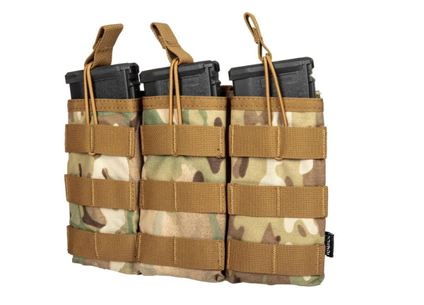 Pouch triplu open top AK / M4 / G36 Multicam® | Echipament tactic WARGEAR