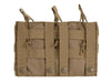 Pouch Triplu Open Top MOLLE 5.56 | Echipament tactic WARGEAR