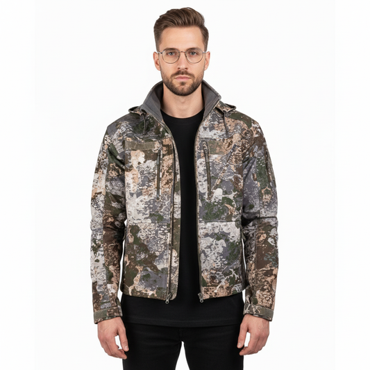 Jacheta Softshell SCU 14 camo WASP Z1B MIL-TEC® Phantomleaf®  WARGEAR