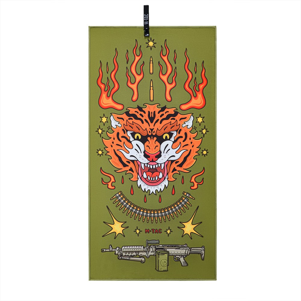Prosop Microfibra M-TAC Tiger 80×40 cm | WARGEAR RO