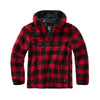 Pulover fleece teddy Worker Brandit - rosu/negru | WARGEAR RO