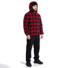 Pulover fleece teddy Worker Brandit - rosu/negru | WARGEAR RO
