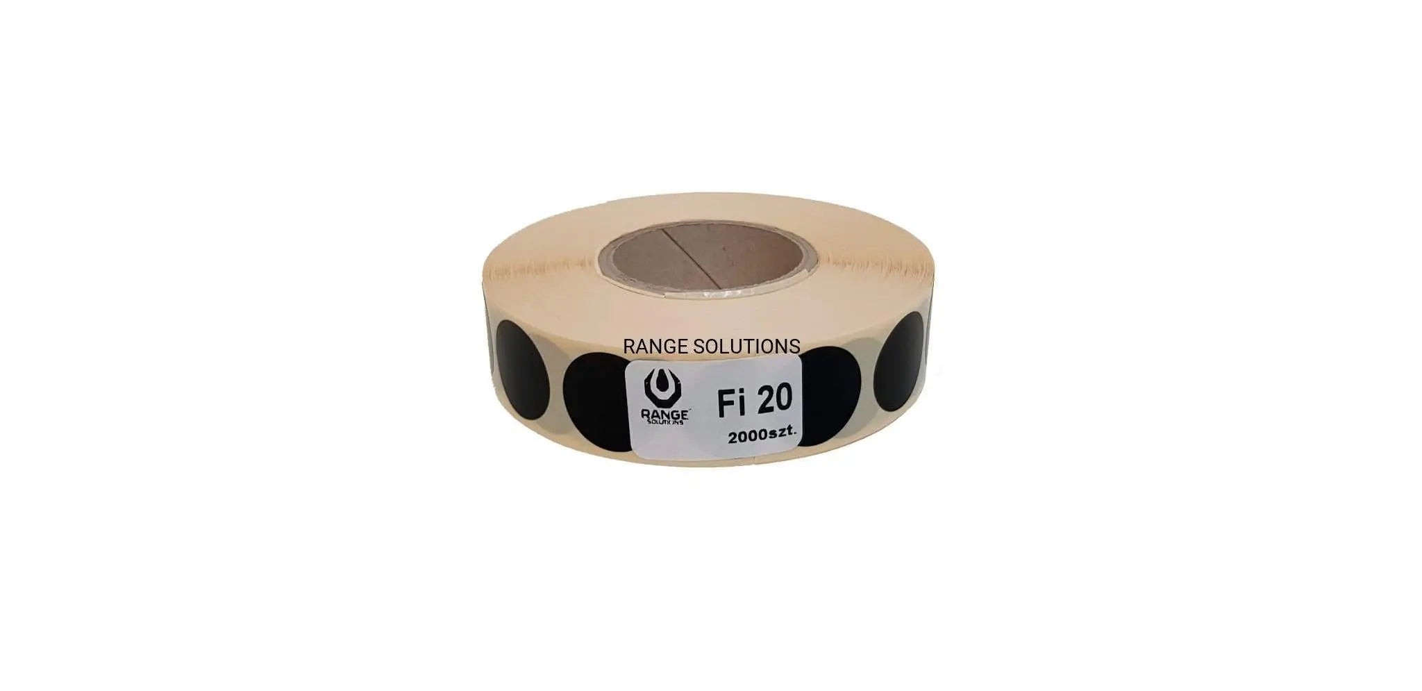 Rola 2000 etichete autoadezive tinta Range Solutions - negru | Echipament tactic WARGEAR