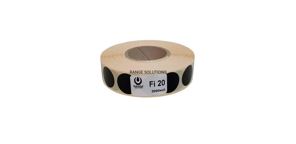 Rola 2000 etichete autoadezive tinta Range Solutions - negru | Echipament tactic WARGEAR