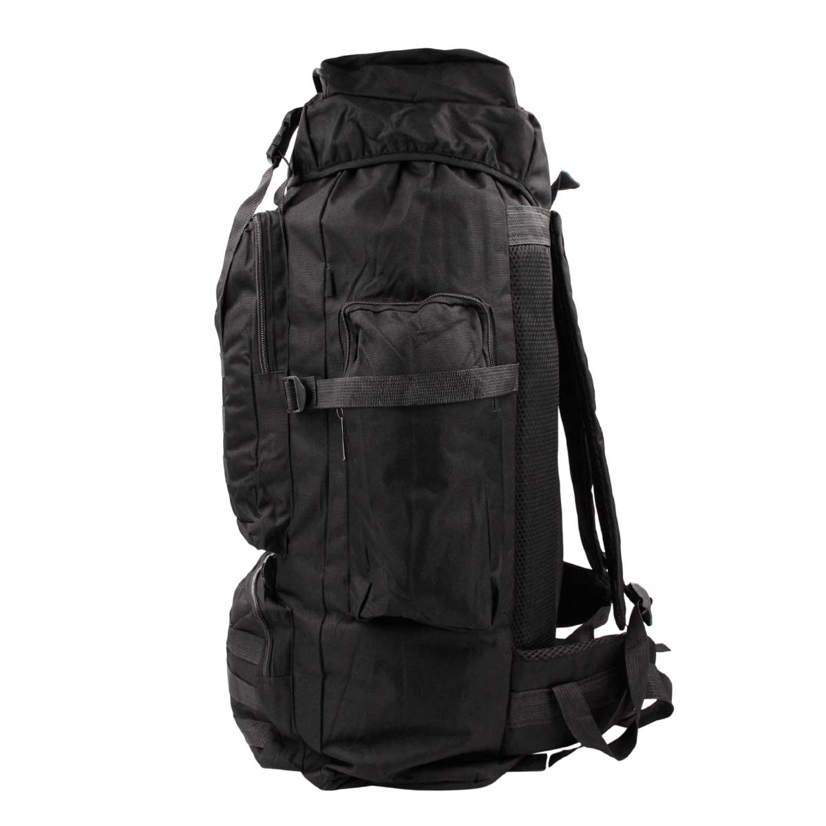 Rucsac tactic HAULER 60L negru cu MOLLE si 6 compartimente – detaliu